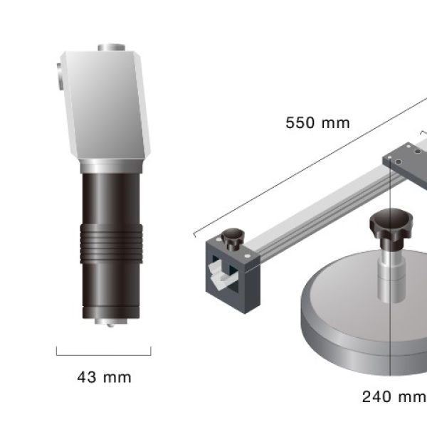 Steering Wheel Durometer Hardness Tester - HP III L: Precision Hardness Testing Device for Automotive Steering Wheel Materials