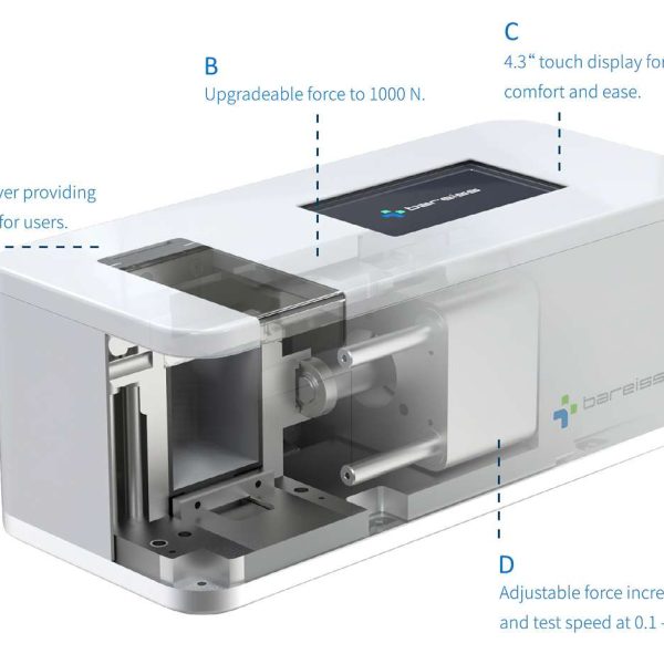 Tablet Hardness Tester - THT500: Precision Device for Accurate Measurement of Tablet Hardness and Quality Control